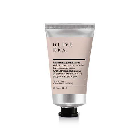 Cremă de mâini cu ulei de măsline bio, aloe și aromă de rodie 50 ml
