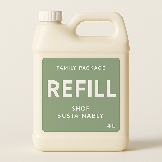 Family Pack Double: Săpun lichid cu extract ceai de munte 4L & Șampon cu extract de bambus